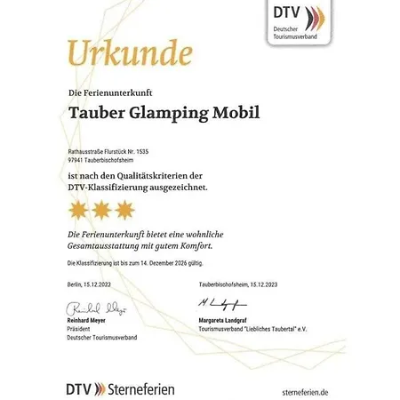 Tauber Glamping Mobile